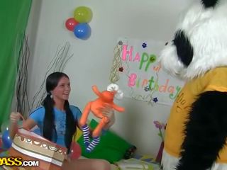 Sexo brinquedos para um quente aniversário gaja vídeo