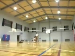 Japanska volleyboll träning video-