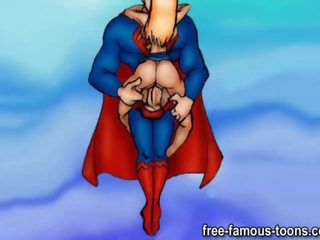 Superman et super girl orgies