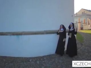 Noro nenavadna porno s katolik nune in na pošast!