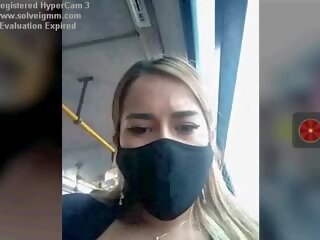 Dívka na a autobus pořady ji kozičky riskantní, volný porno 76