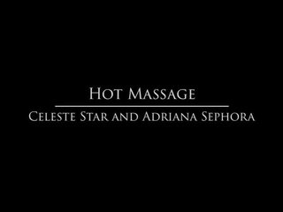 Bebês - quente massagem estrelando celeste estrela e adriana sephora clipe