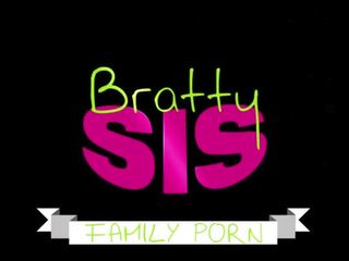Bratty Sis - Step Sister Sucks StepBros Cock to Relieve Stress S4:E1