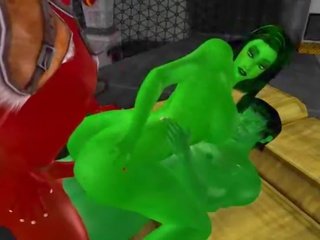 [fantasy-3dsexvilla 2] she-hulk szar által egy démon és a hulk nál nél 3dsexvilla 2.