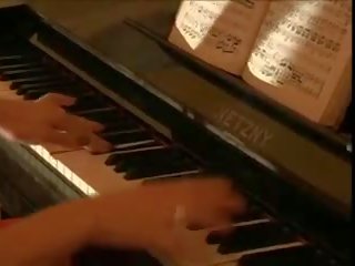 Vintage Girl Caned on the Piano, Free Porn 13