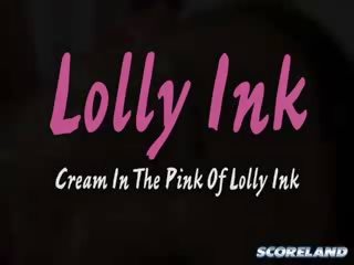 Cream sa ang kulay-rosas ng lolly ink