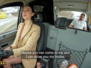 Female Fake Taxi Sexy Babe Lady Gang Gets Her butthole Fucked By A real Stranger