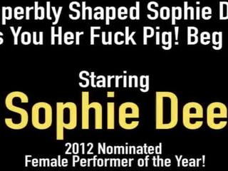 Superbly Shaped Sophie Dee Makes You Her Fuck Pig! Beg Now!